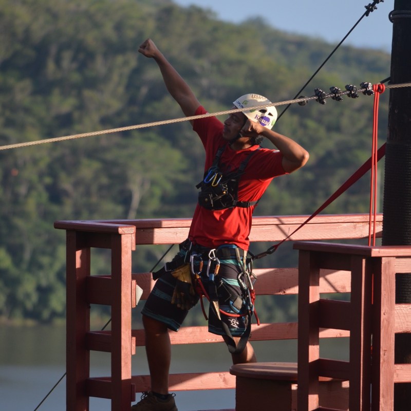 a person sitting on a bench